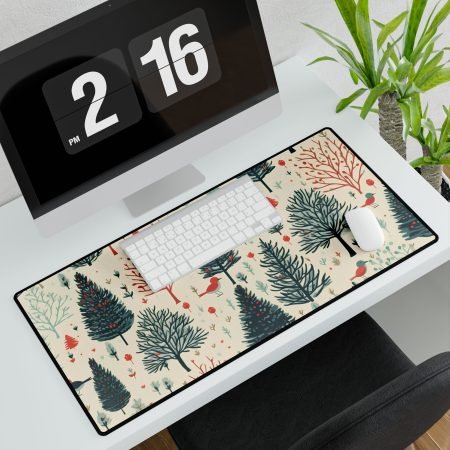 Nature-Inspired Desk Mat for Cozy Workspaces | Christmas Gift, Home Office Decor, Eco-Friendly, Office Supplies, Desk Accessories