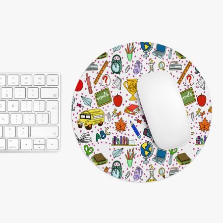 Colorful Educational Mouse Pad, Cute School Supplies Desk Mat, Fun Office Accessory for Students, Teacher Gift, Back to School Essentials