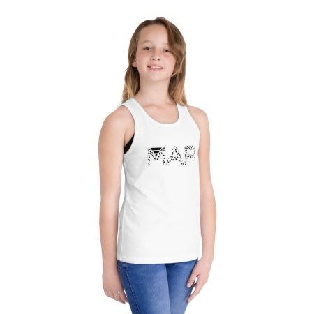 Kid's Jersey Tank Top with MAP Design - Fun Summer Style, Perfect for Playtime, Beach Days, or Family Outings, Kids Fashion, Summer Wardrobe
