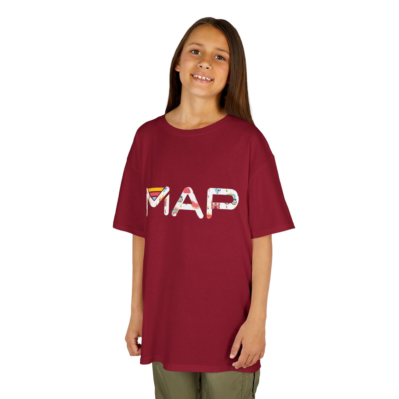 Colorful Map Kids Tee, Fun Geographical T-Shirt for Children, Adventure Gift, Educational Clothing, Summer Playwear, Travel Enthusiast - Image 12