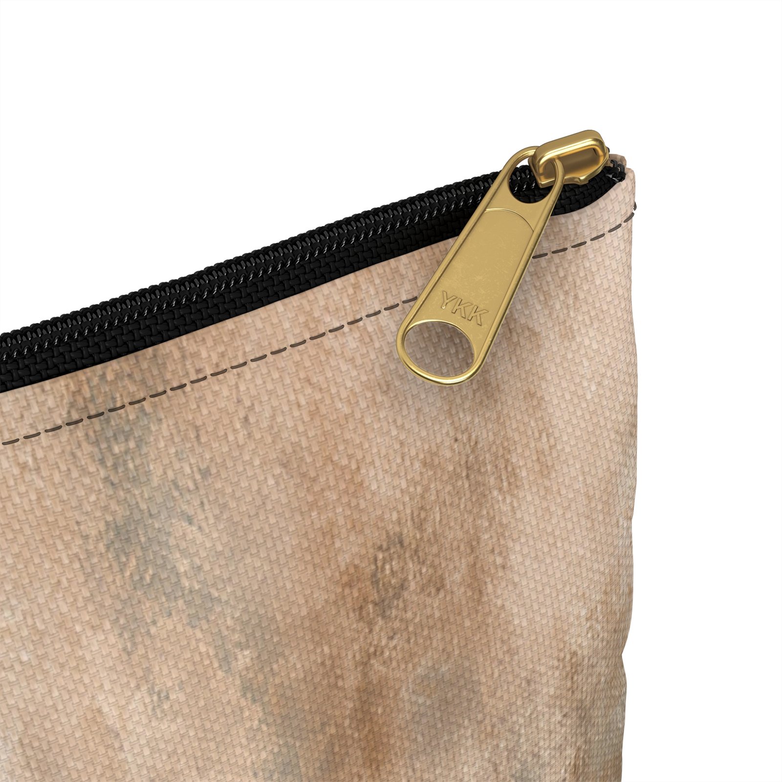 Rustic Chic Accessory Pouch | Earthy Makeup Bag | Travel Organizer | Gift for Her | Everyday Purse Essentials | Neutral Toned Zipper Pouch - Image 12