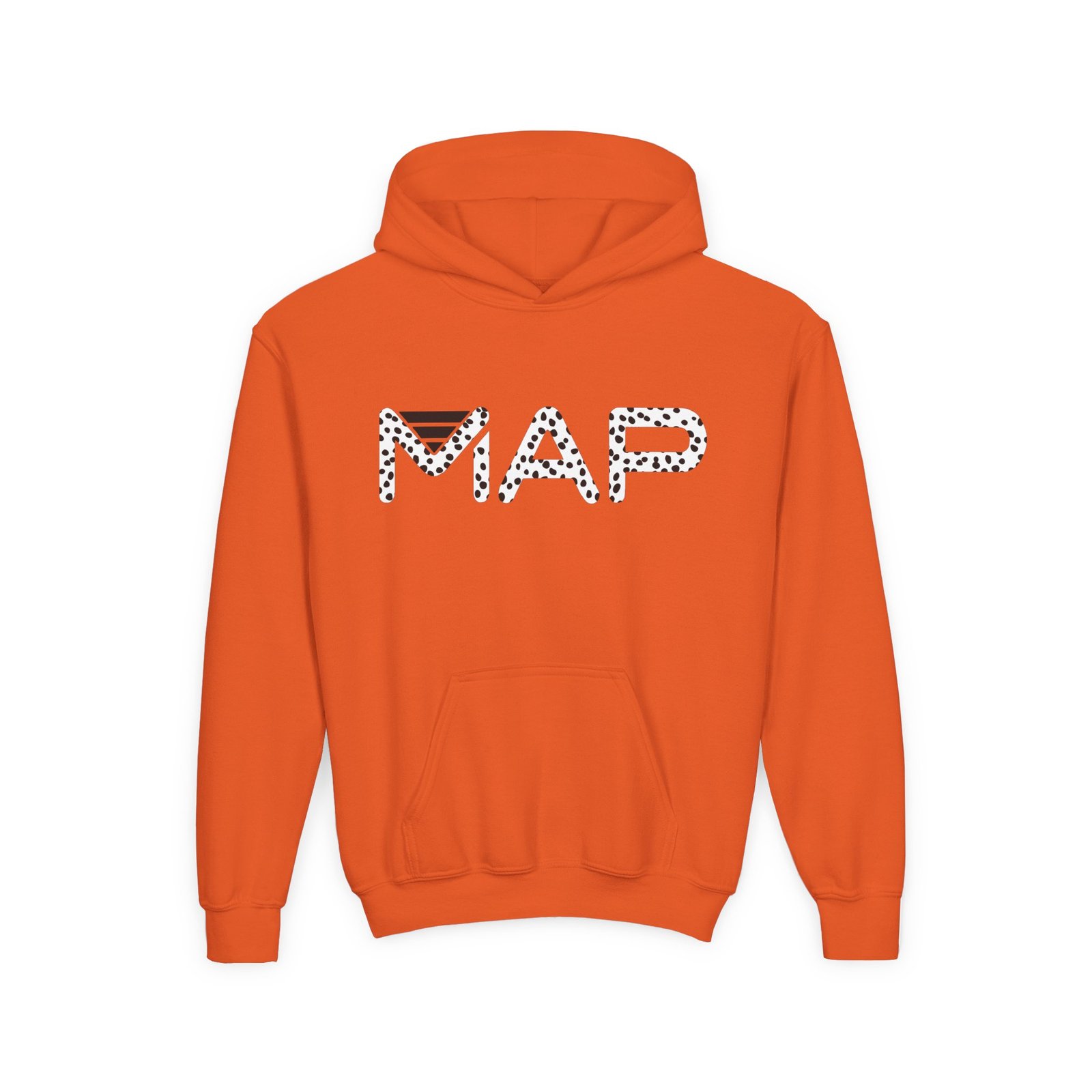 Stylish Youth Hoodie with MAP Design, Cozy Pullover for Teens, Perfect for Casual Wear, Gifts for Birthdays, Holidays - Image 4