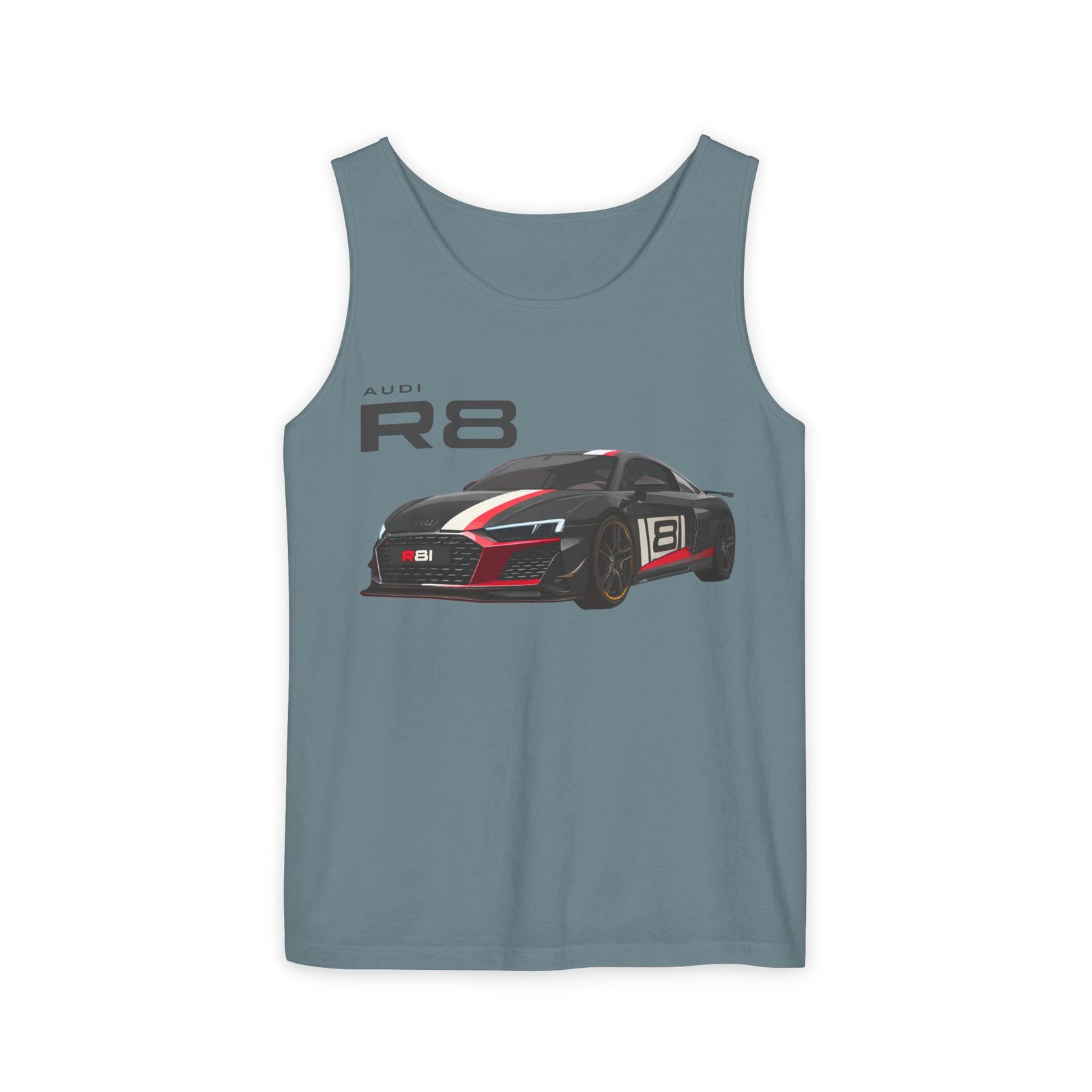 R8 Race Car Unisex Tank Top, Breathable Summer Top, Casual Wear, Gift for Car Enthusiasts, Sports Apparel, Comfortable Tank Top - Image 33