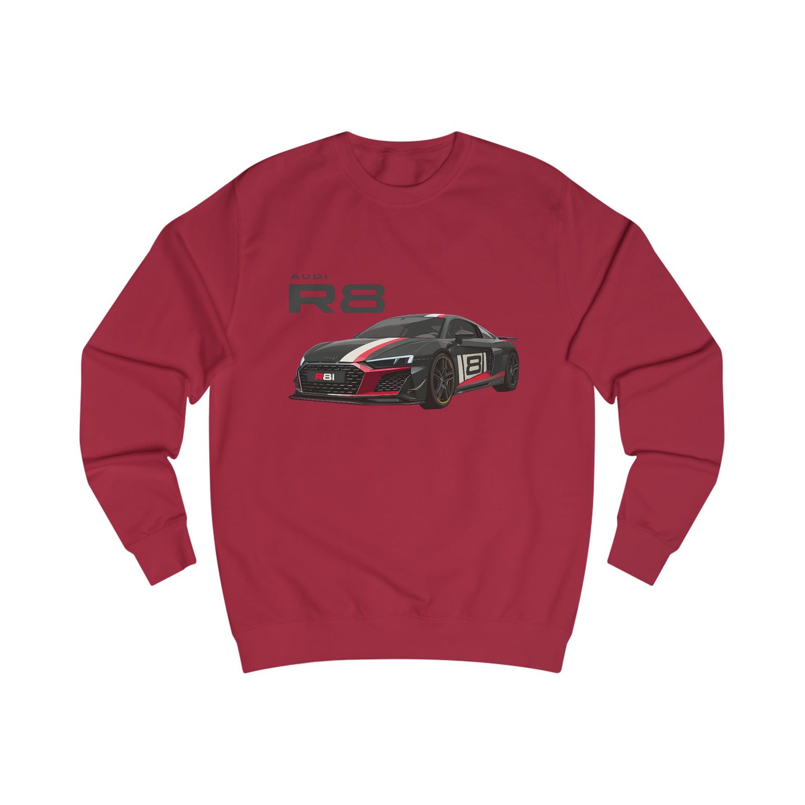 Unisex R8 Sweatshirt for Car Enthusiasts, Automotive Gift, Cozy Sweatshirt for Men and Women, Birthday Present, Casual Wear - Image 16
