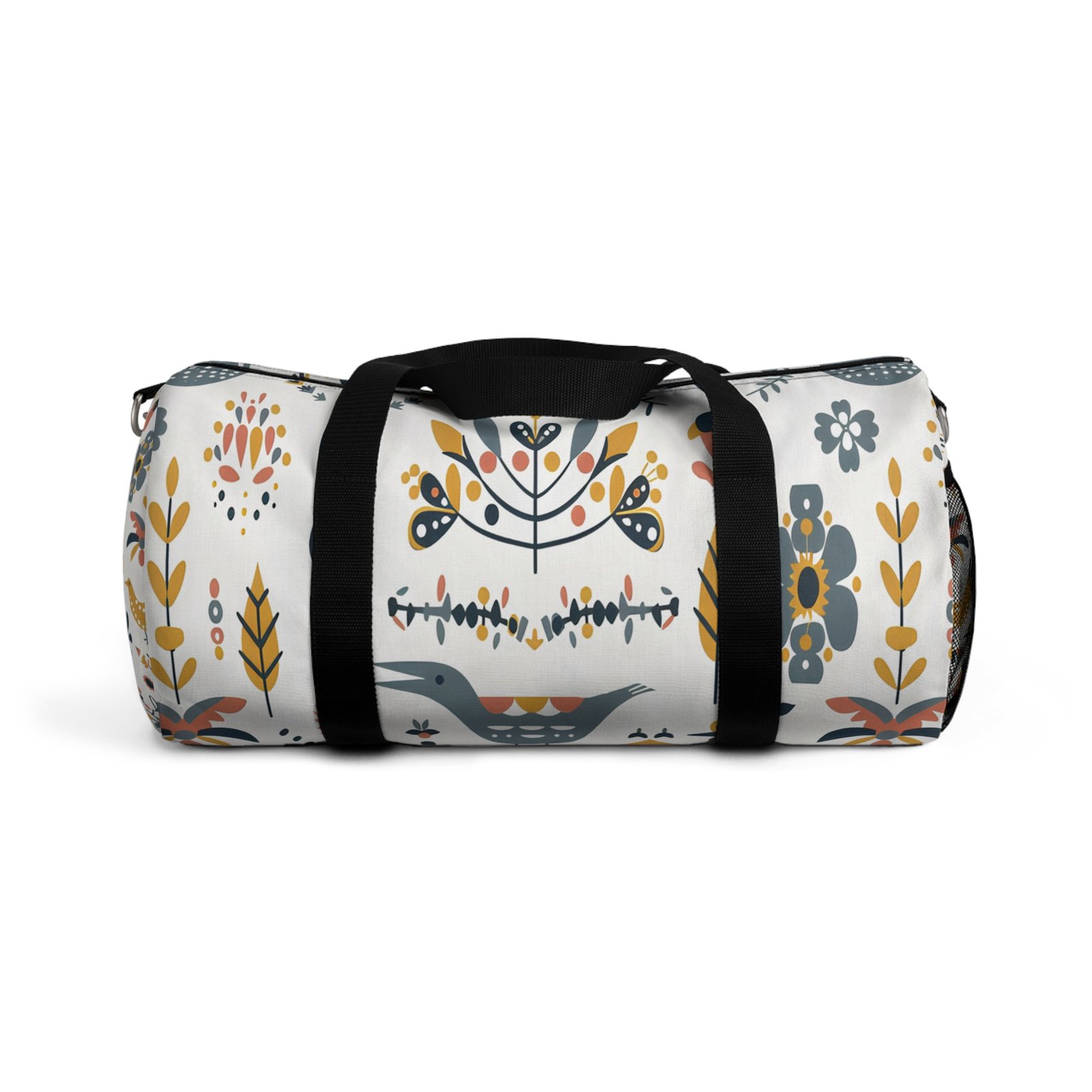 Floral Pattern Duffel Bag | Stylish Travel Tote, Gym Bag, Weekend Getaway, Gift for Her, Unique Overnight Bag - Image 9