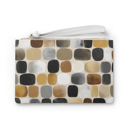 Chic Minimalist Clutch Bag, Stylish Handbag, Everyday Purse, Makeup Organizer, Trendy Fashion Accessory