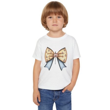Adorable Toddler T-Shirt with Bow Design, Cute Kids Apparel, Birthday Gift, Nursery Decor, Everyday Wear