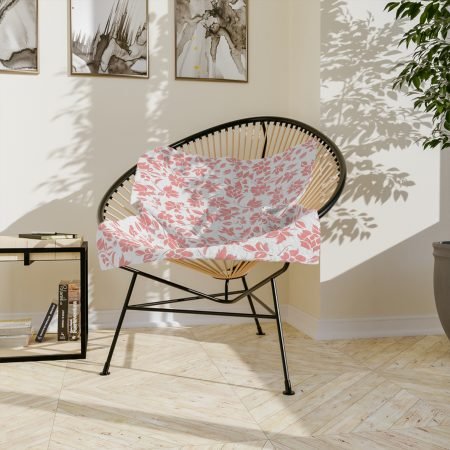 Cozy Velveteen Microfiber Blanket - Floral Throw Blanket, Soft Bedding, Home Decor, Gift for Her, Cozy Nights