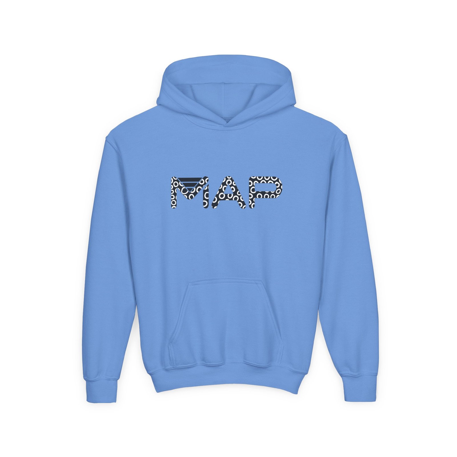 Stylish Youth Hooded Sweatshirt - Perfect for Everyday Wear, Gifting, School Events, and Winter Celebrations, MAP Design - Image 5