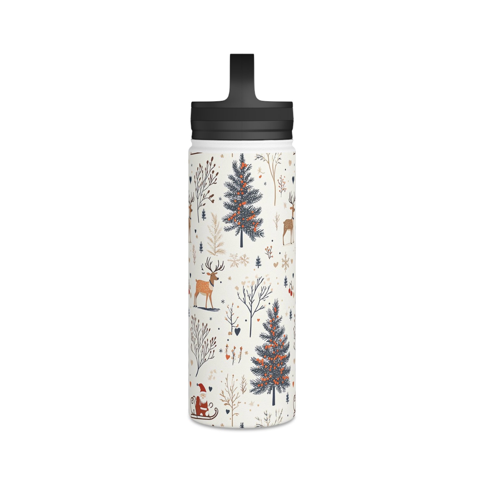 Stainless Steel Water Bottle, Handle Lid - Image 9