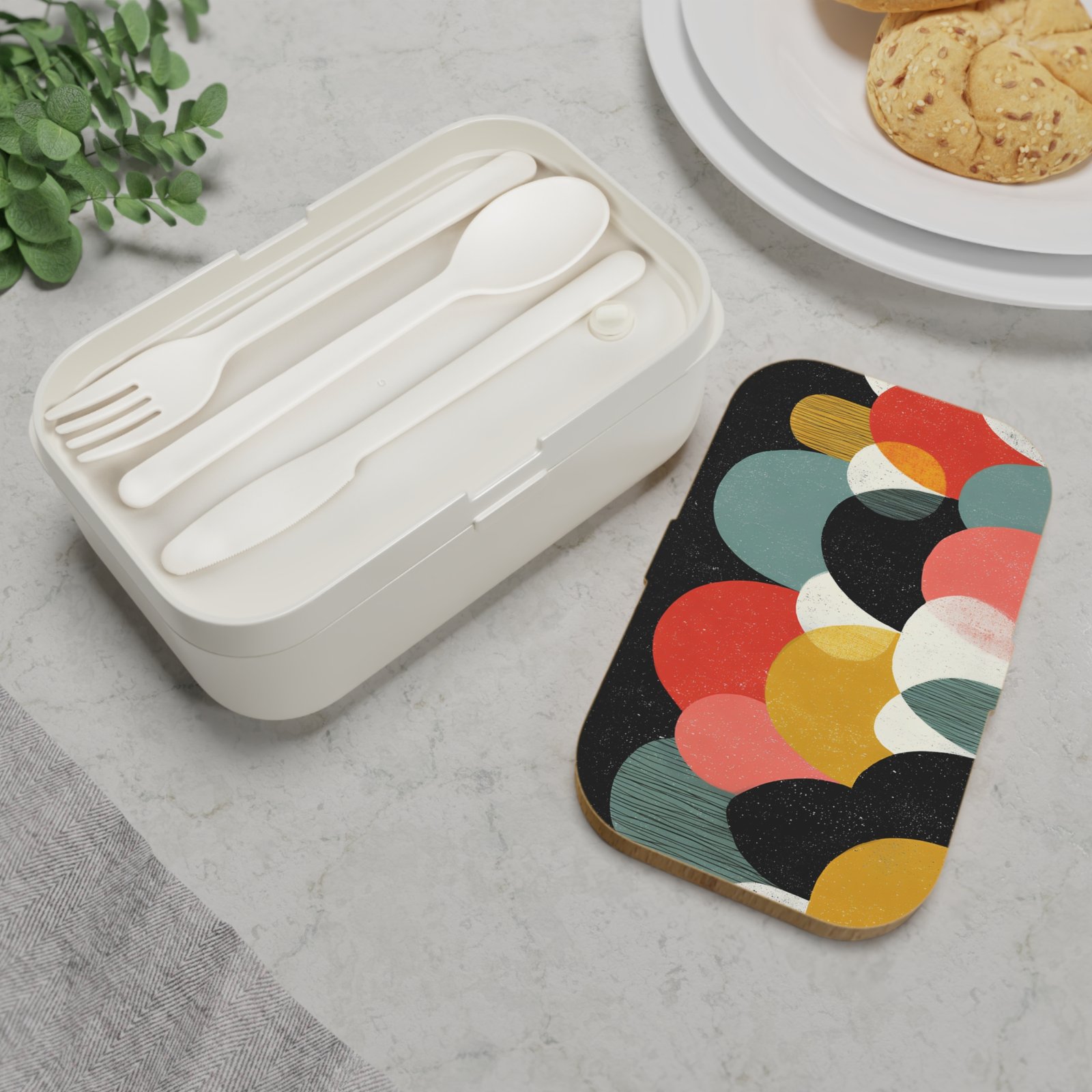 Colorful Bento Lunch Box for Kids, Cute Food Storage, Stylish Meal Prep, School Lunch Container, Eco-Friendly Lunchbox - Image 4