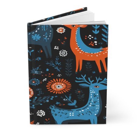 Forest Friends Hardcover Journal - Whimsical Wildlife Notebook for Nature Lovers, Gift for Animal Lovers, Eco-Friendly Journal, Cute [...]