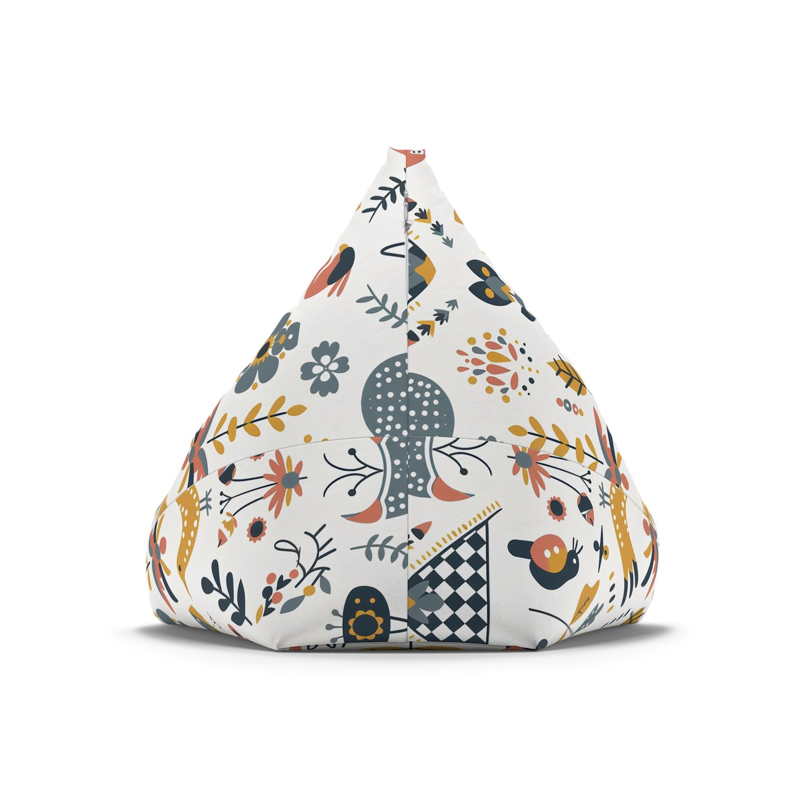 Whimsical Bean Bag Chair Cover for Cozy Spaces, Boho Decor, Kids & Adults, Living Room Accent, Perfect for Relaxing & Game Rooms - Image 8