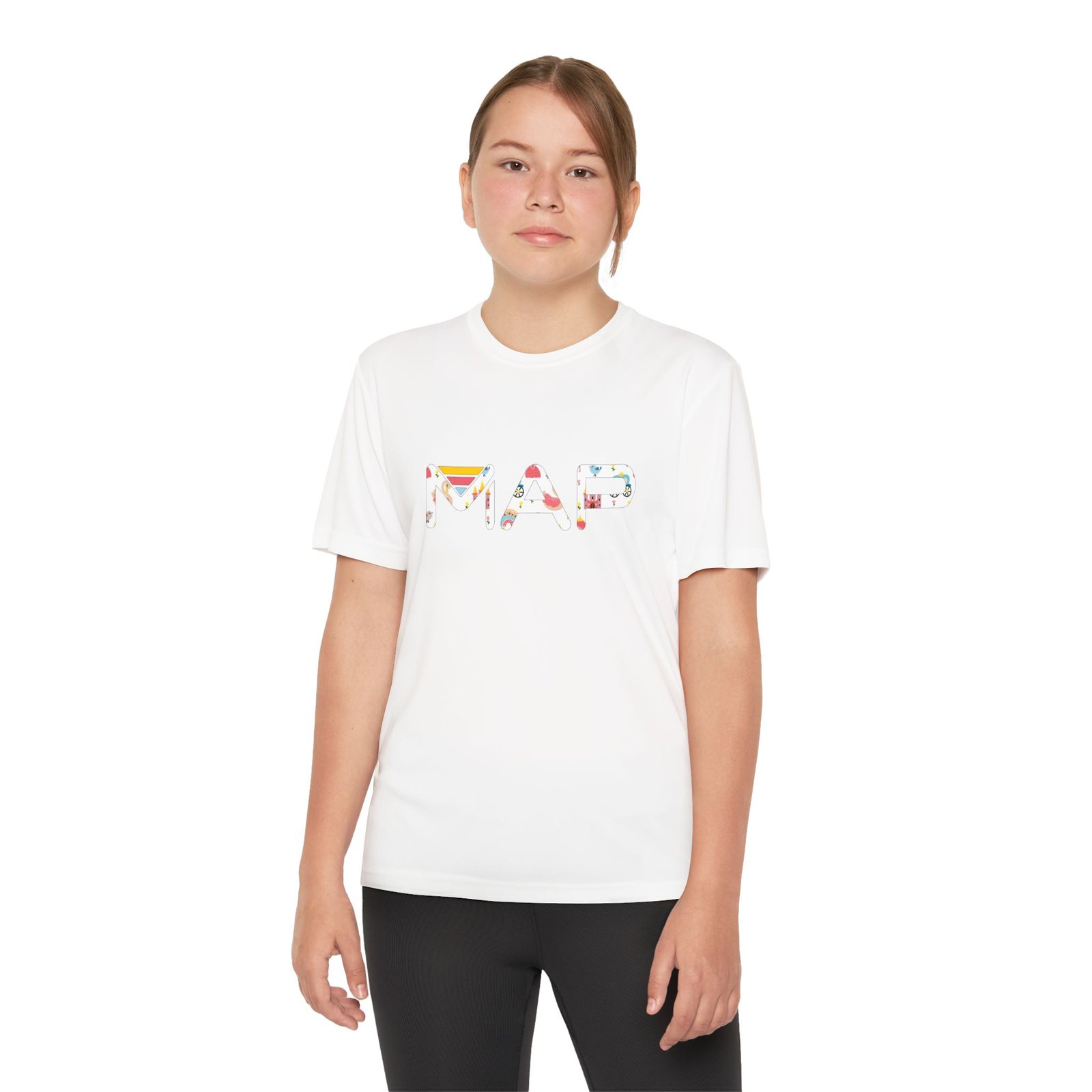 Youth Map Tee - Cool Graphic T-Shirt for Kids, Summer Wear, Birthday Gift, Active Lifestyle, Adventure Outfits