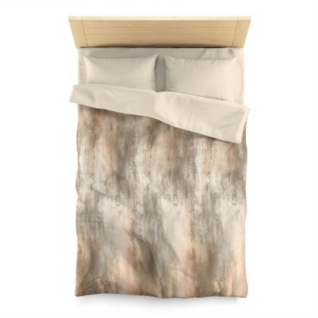 Boho Chic Microfiber Duvet Cover, Soft Texture Bedding, Cozy Bedroom Comforter, Modern Home Decor, Gift for Housewarming