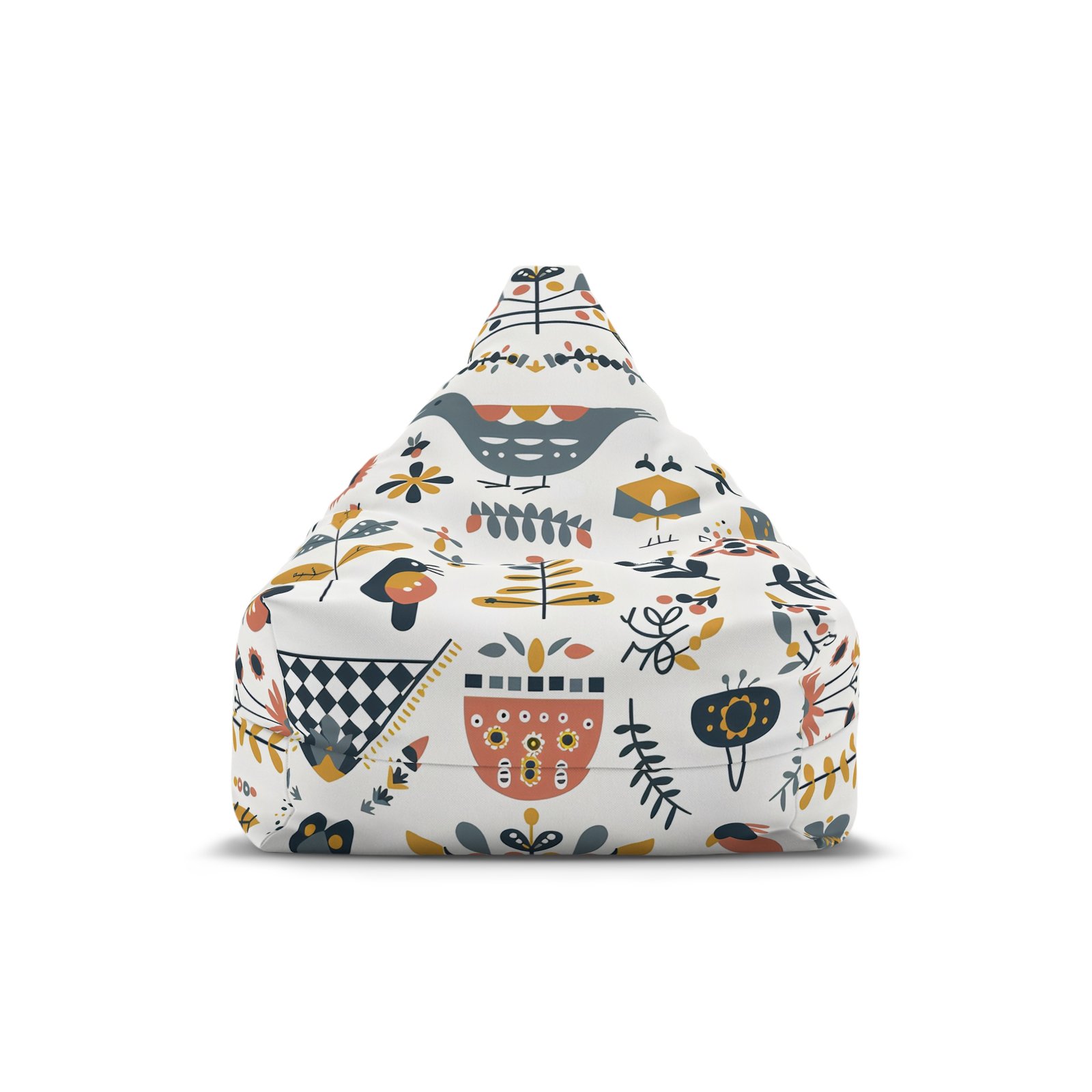 Whimsical Bean Bag Chair Cover for Cozy Spaces, Boho Decor, Kids & Adults, Living Room Accent, Perfect for Relaxing & Game Rooms - Image 3