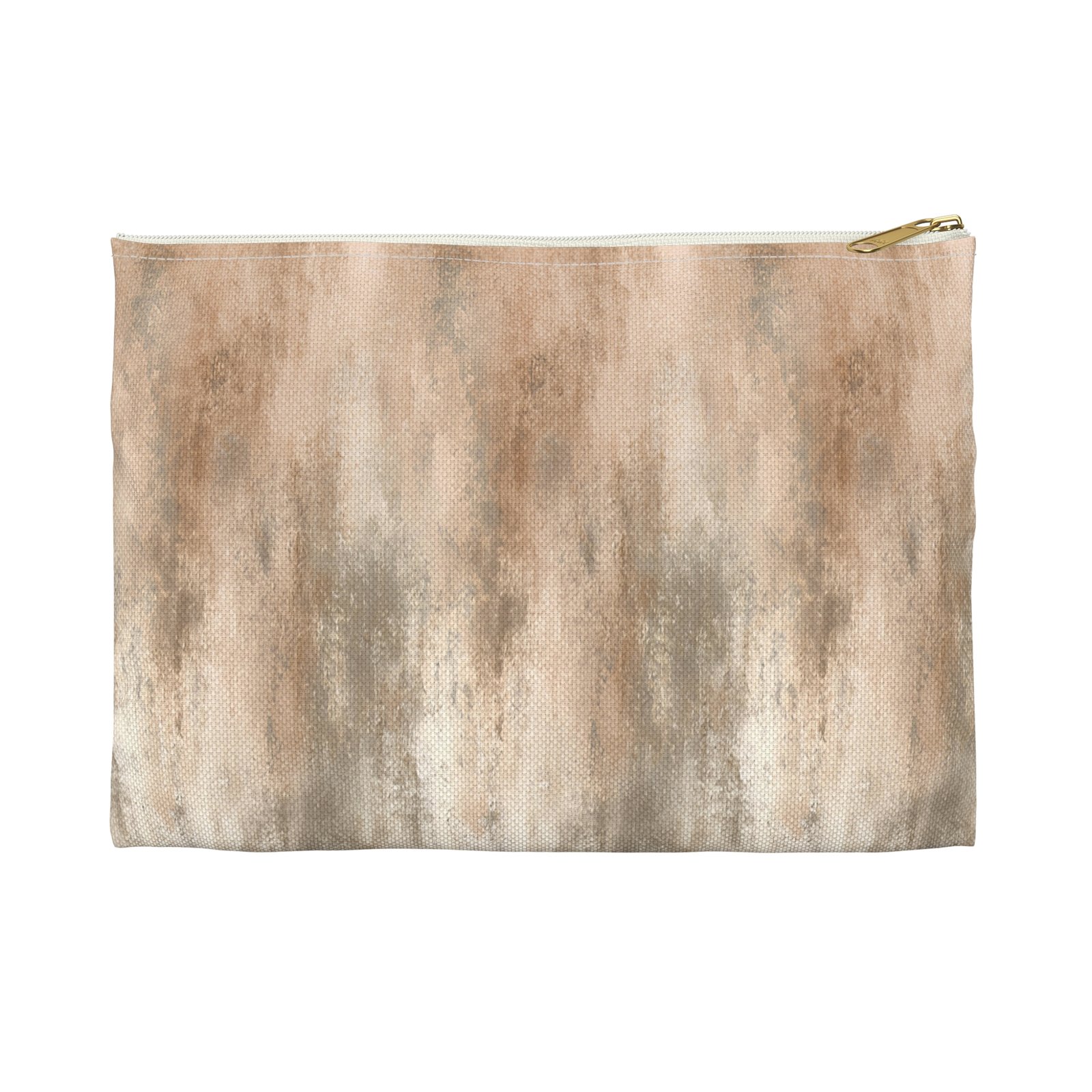 Rustic Chic Accessory Pouch | Earthy Makeup Bag | Travel Organizer | Gift for Her | Everyday Purse Essentials | Neutral Toned Zipper Pouch - Image 13