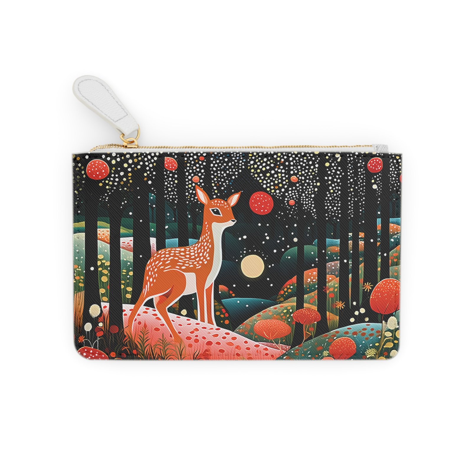 Whimsical Forest Mini Clutch Bag – Ideal for Night Out, Gifts, or Everyday Use, Nature Lover Accessory, Unique Pouch, Trendy Handbag - Image 2