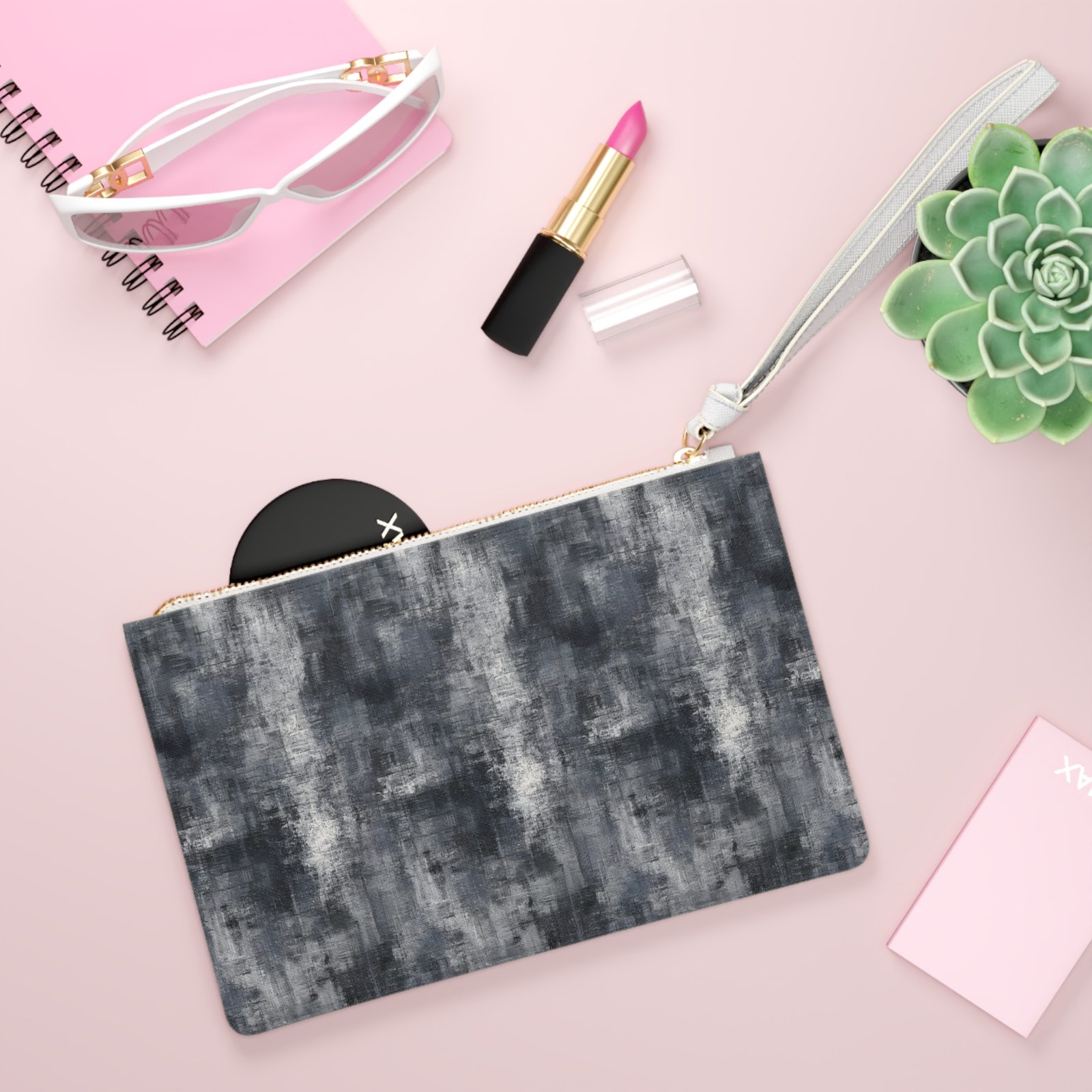 Chic Abstract Clutch Bag for Everyday Elegance, Fashion Accessory, Handbag, Gift for Her, Evening Out, Trendy Pouch - Image 2