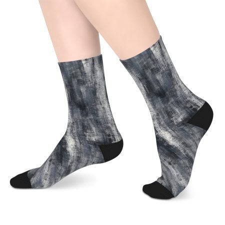 Stylish Mid-Length Socks for Everyday Wear, Trendy Footwear, Cozy Accessories, Unique Gift for Her, Fashionable Sock Collection