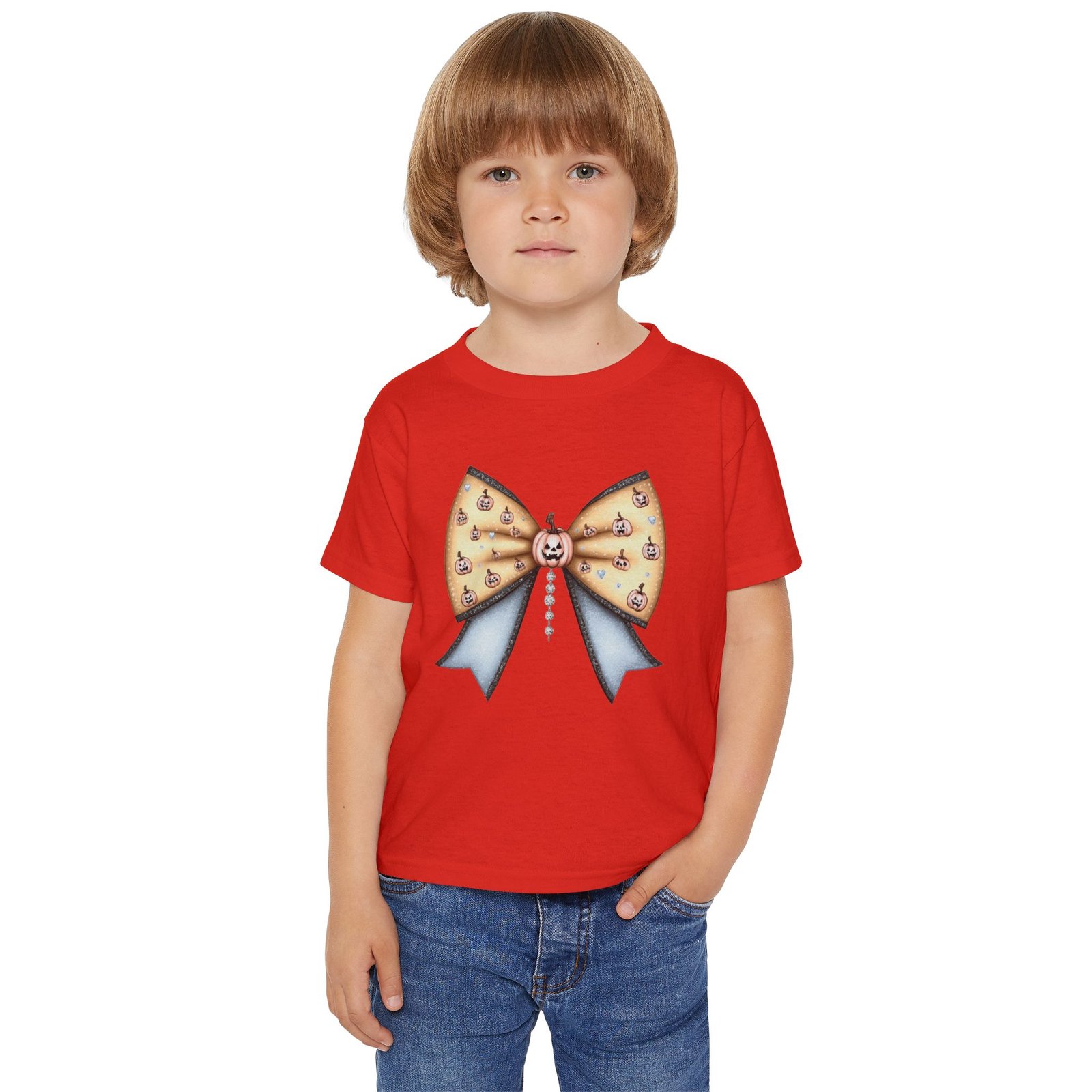 Adorable Toddler T-Shirt with Bow Design, Cute Kids Apparel, Birthday Gift, Nursery Decor, Everyday Wear - Image 6