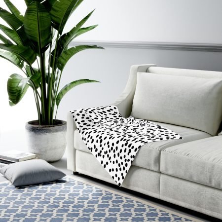 Stylish Baby Swaddle Blanket with Modern Polka Dot Design, Newborn Gift, Baby Shower Essential, Nursery Decor, Cozy Baby Wrap