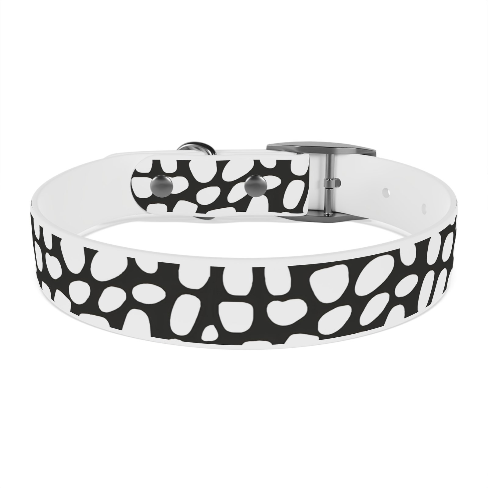Stylish Dog Collar, Trendy Pet Accessory, Dog Lover Gift, Custom Pet Gear, Black & White Design - Image 7