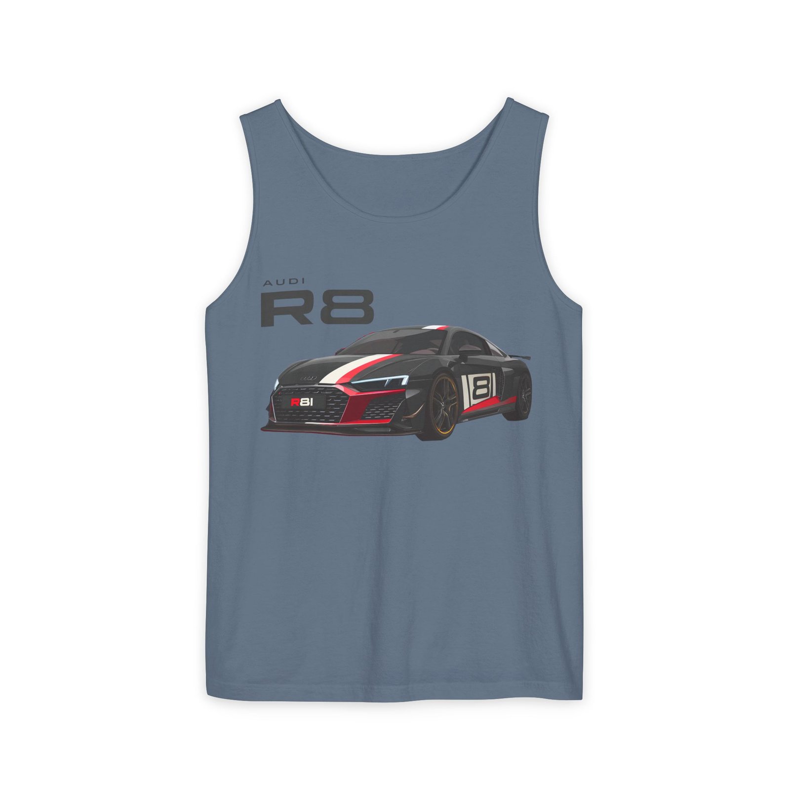 R8 Race Car Unisex Tank Top, Breathable Summer Top, Casual Wear, Gift for Car Enthusiasts, Sports Apparel, Comfortable Tank Top - Image 27