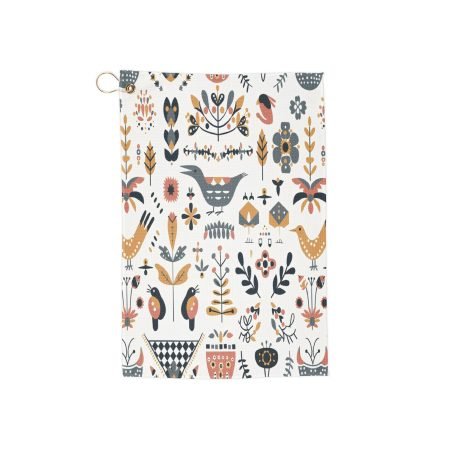 Chic Floral Golf Towels - Stylish Golf Accessory for Nature Lovers, Golf Gifts, Course Essentials, Eco-Friendly Towels, Home Decor