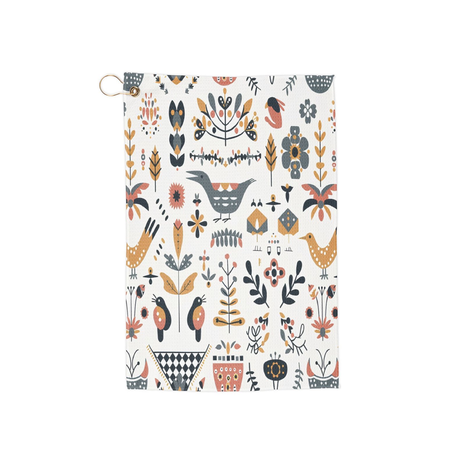 Chic Floral Golf Towels - Stylish Golf Accessory for Nature Lovers, Golf Gifts, Course Essentials, Eco-Friendly Towels, Home Decor