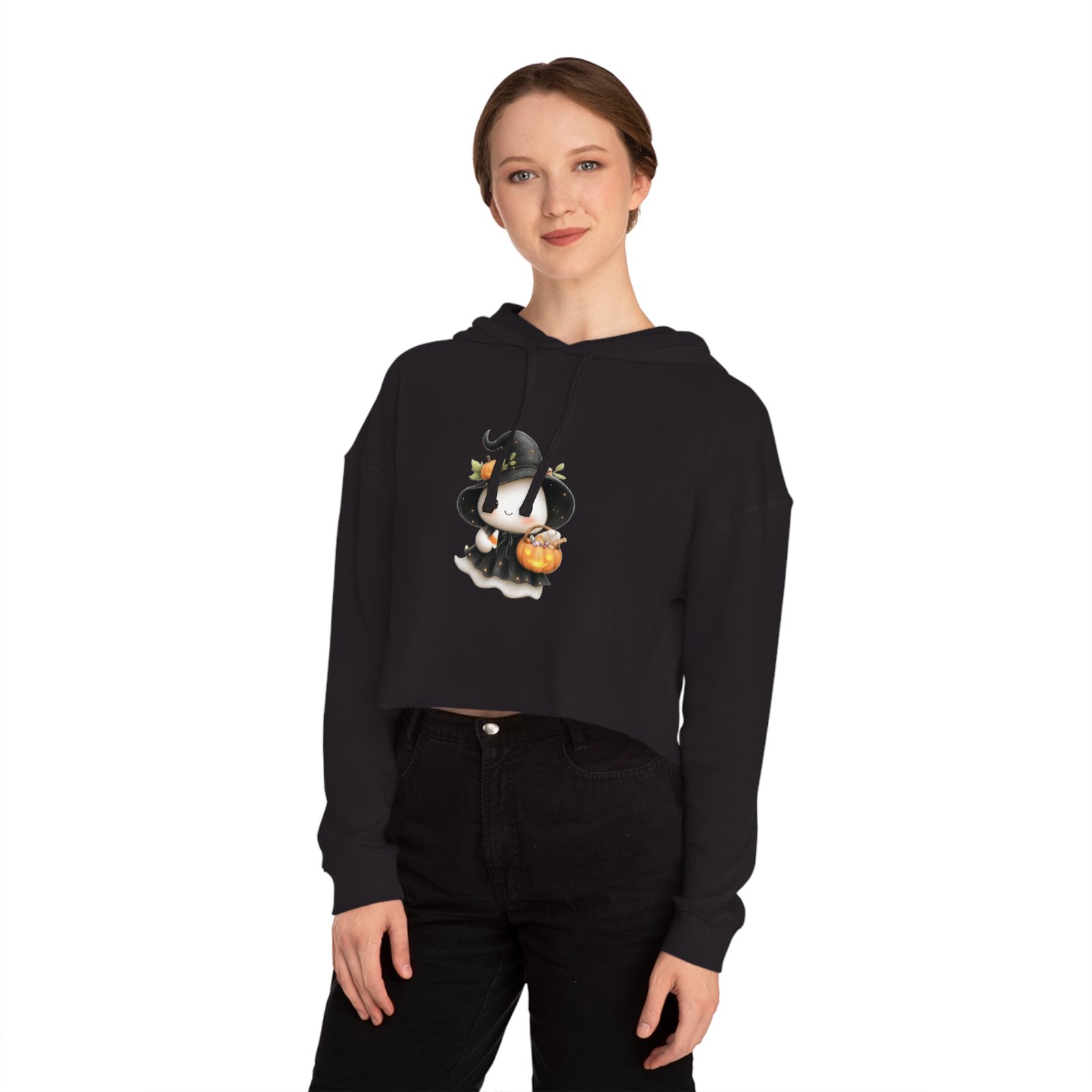 Women’s Cropped Hooded Sweatshirt - Image 5