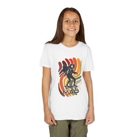 Retro Skateboard Youth Tee - Fun, Stylish, Perfect for Active Kids, Festivals, Birthdays, or Everyday Play