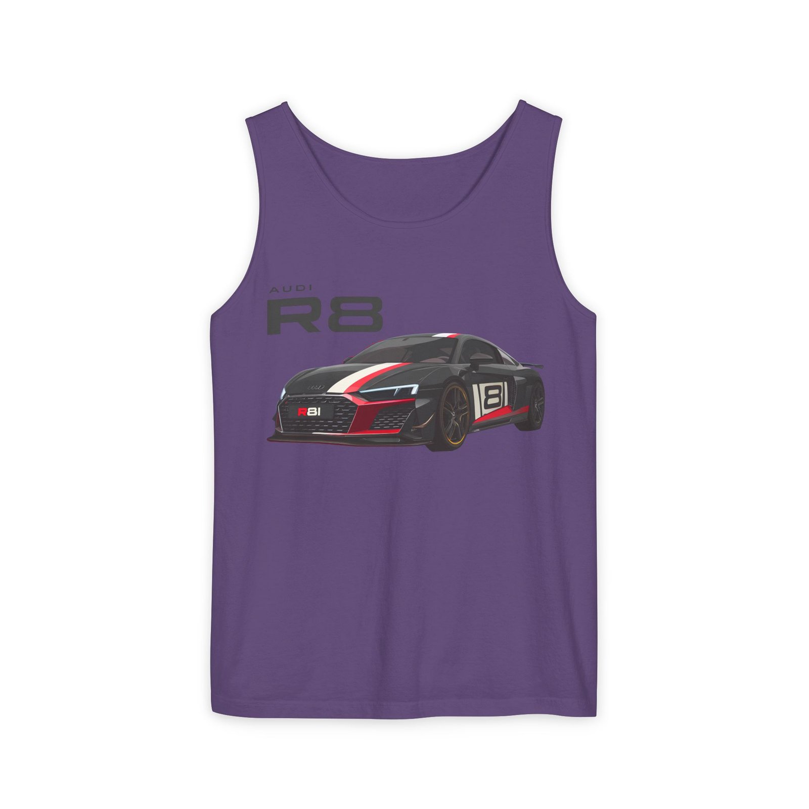 R8 Race Car Unisex Tank Top, Breathable Summer Top, Casual Wear, Gift for Car Enthusiasts, Sports Apparel, Comfortable Tank Top - Image 45