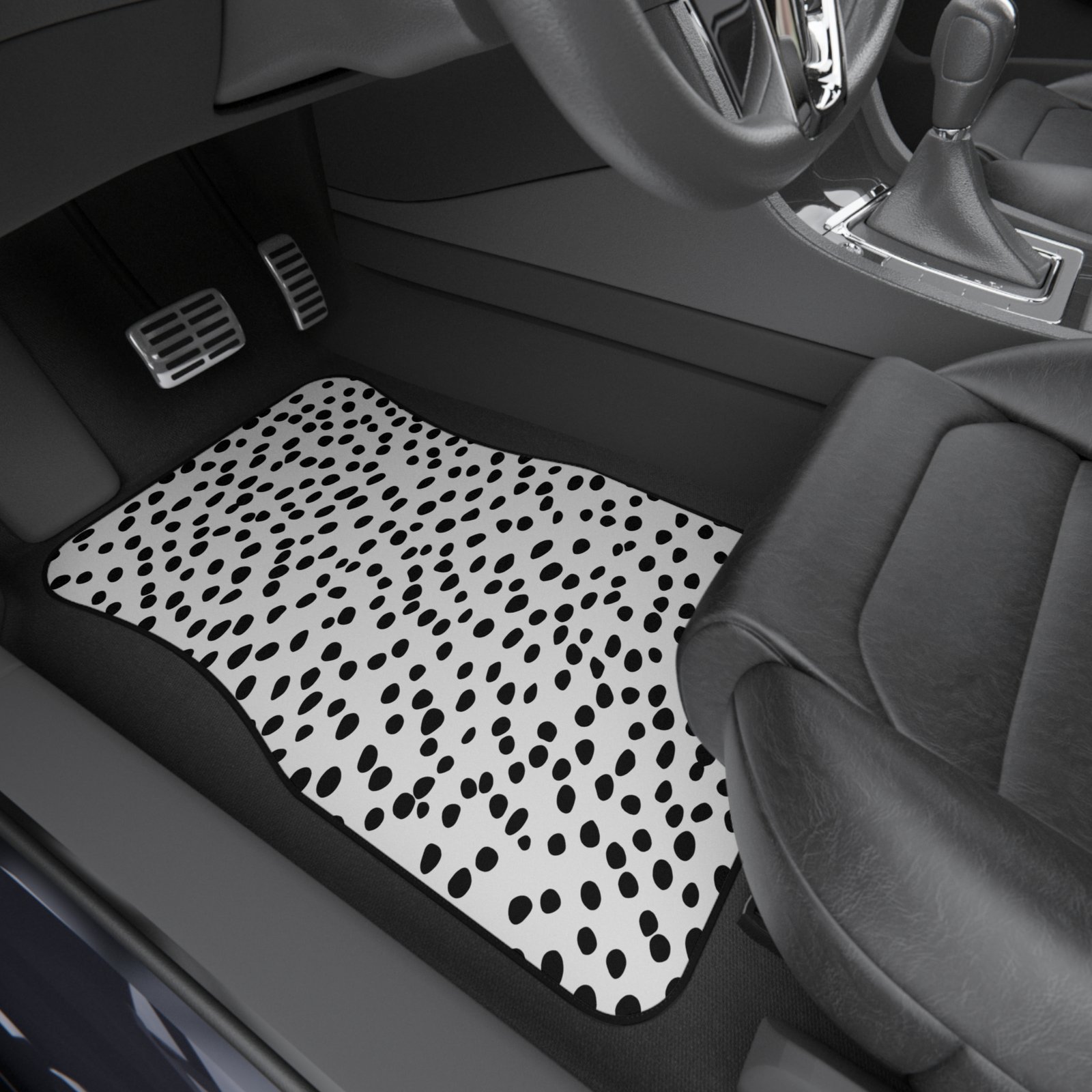 Chic Car Mats Set, Modern Auto Accessories, Stylish Floor Mats, Unique Gift for Car Lovers, Vehicle Decor, Trendy Car Interior
