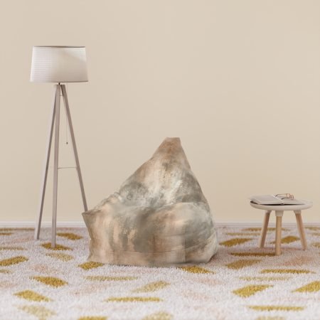 Cozy Earthy Bean Bag Chair Cover for Relaxation, Boho Decor, Comfortable Seating, Living Room Accessory, Gift for Home