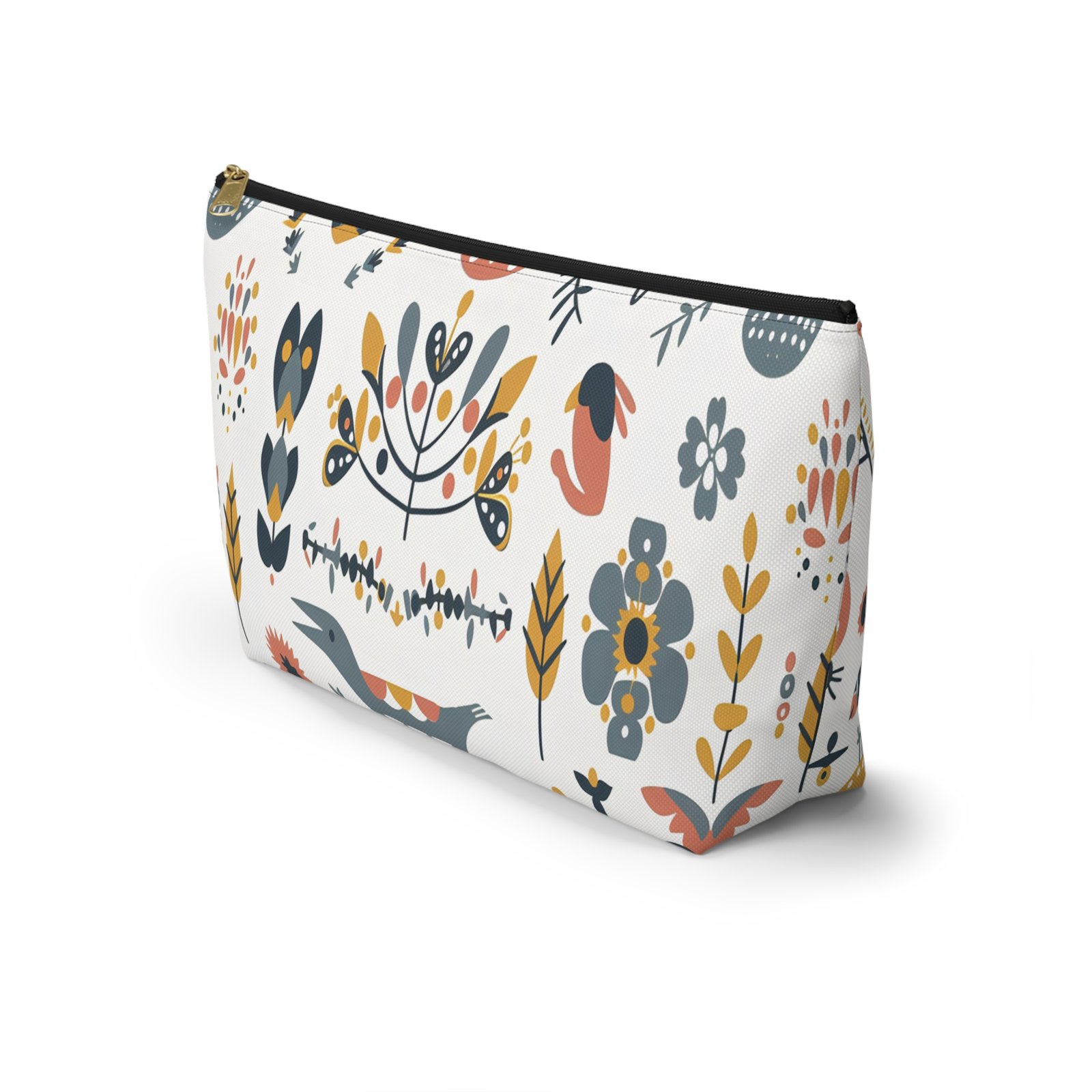 Charming Floral Accessory Pouch, Makeup Bag, Travel Organizer, Gift for Her, Cute Storage Solution - Image 3
