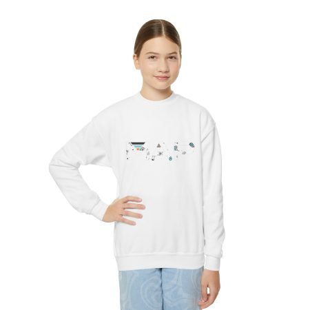 Cozy Youth Crewneck Sweatshirt, Comfortable Pullover, Trendy Kids Sweatshirt, Gift for Teens, Casual Everyday Wear