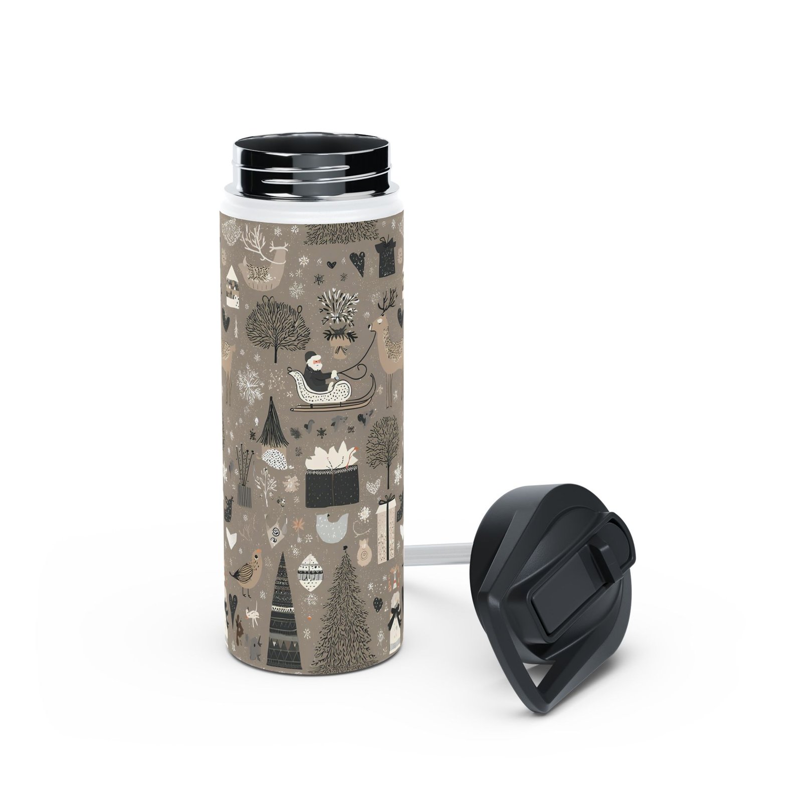 Stainless Steel Water Bottle, Standard Lid - Image 10