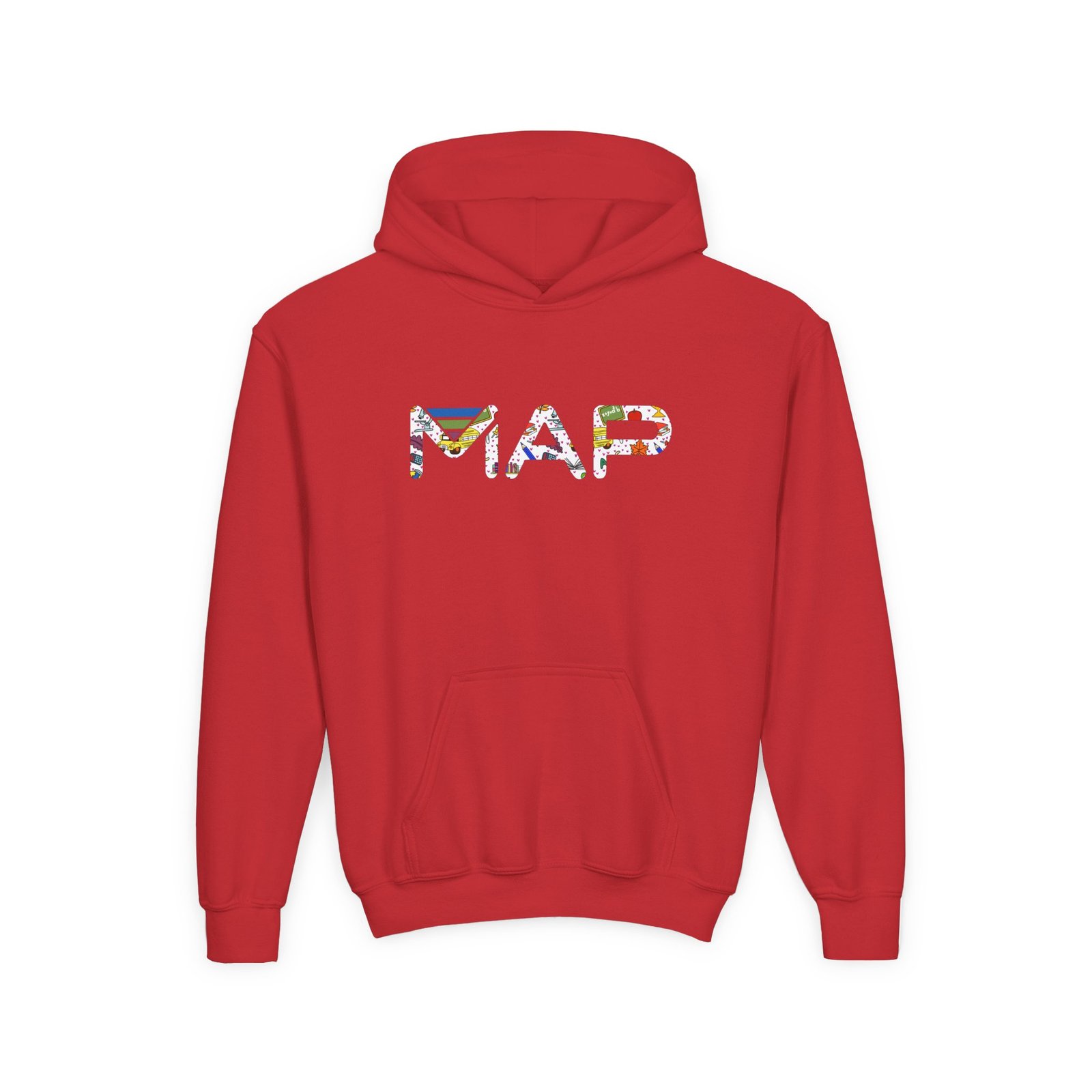 Youth Floral Print Hooded Sweatshirt, Comfortable Hoodie for Kids, Cute Gift for Birthday, Cozy Everyday Wear, Spring Fashion - Image 9