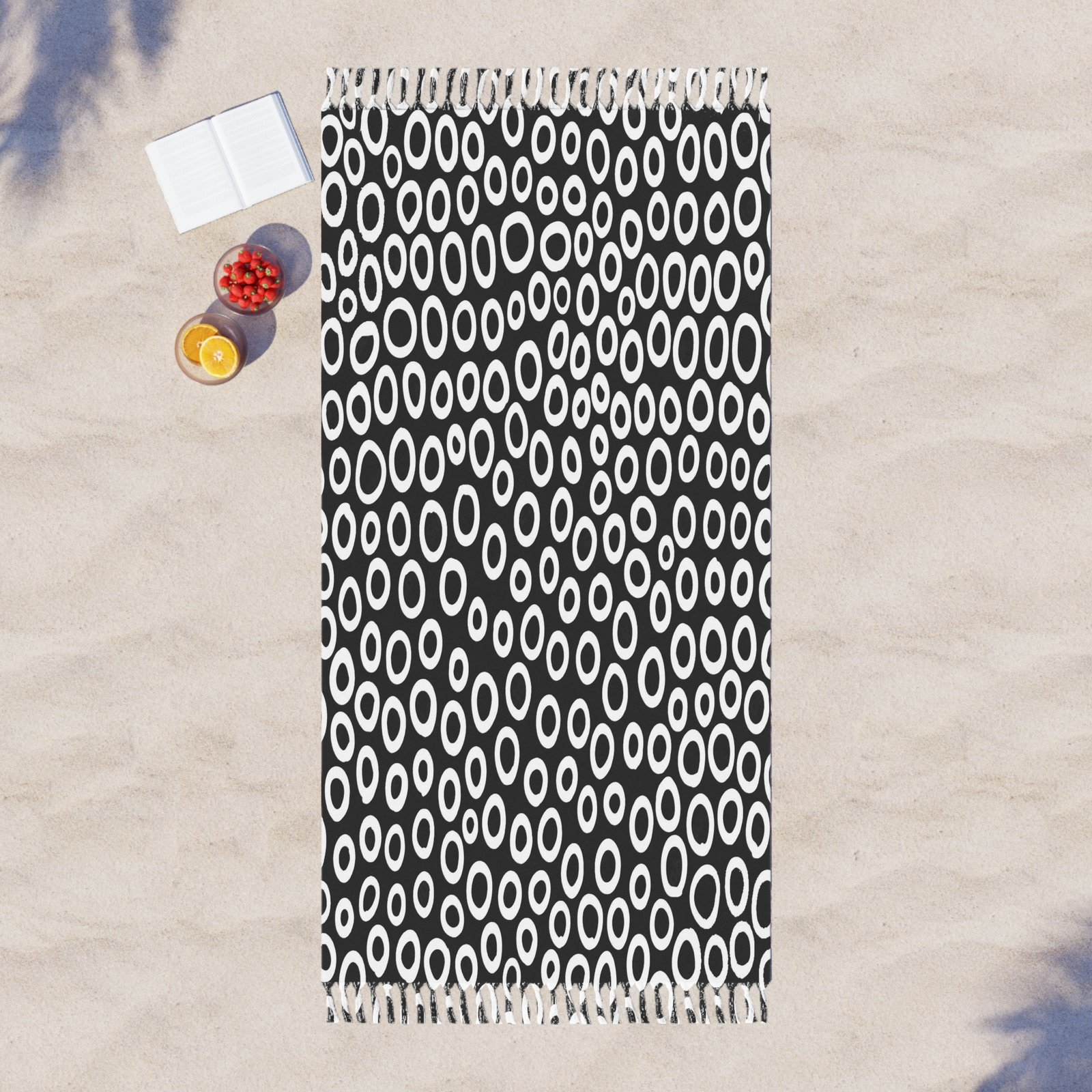 Boho Beach Towel, Abstract Pattern Towel for Beach, Pool, Picnic, Outdoor Adventure, Gift for Her - Image 3