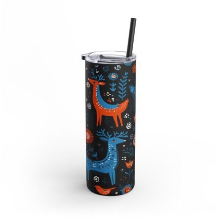 Nature-Inspired Tumbler for Outdoor Lovers, Reusable, Eco-Friendly, Perfect Gift for Holidays, Stylish Drinkware