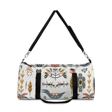 Floral Pattern Duffel Bag | Stylish Travel Tote, Gym Bag, Weekend Getaway, Gift for Her, Unique Overnight Bag