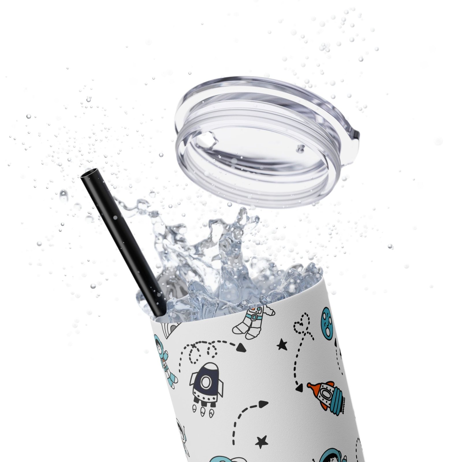 Skinny Tumbler with Straw, 20oz - Image 2