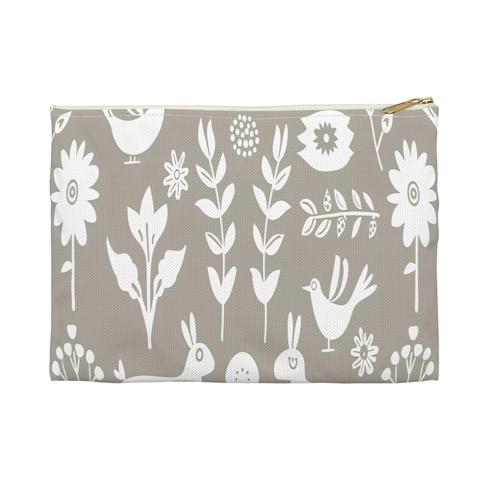 Whimsical Floral Accessory Pouch, Cute Makeup Bag, Nature-Inspired Travel Case, Gift for Her, Boho Storage - Image 10