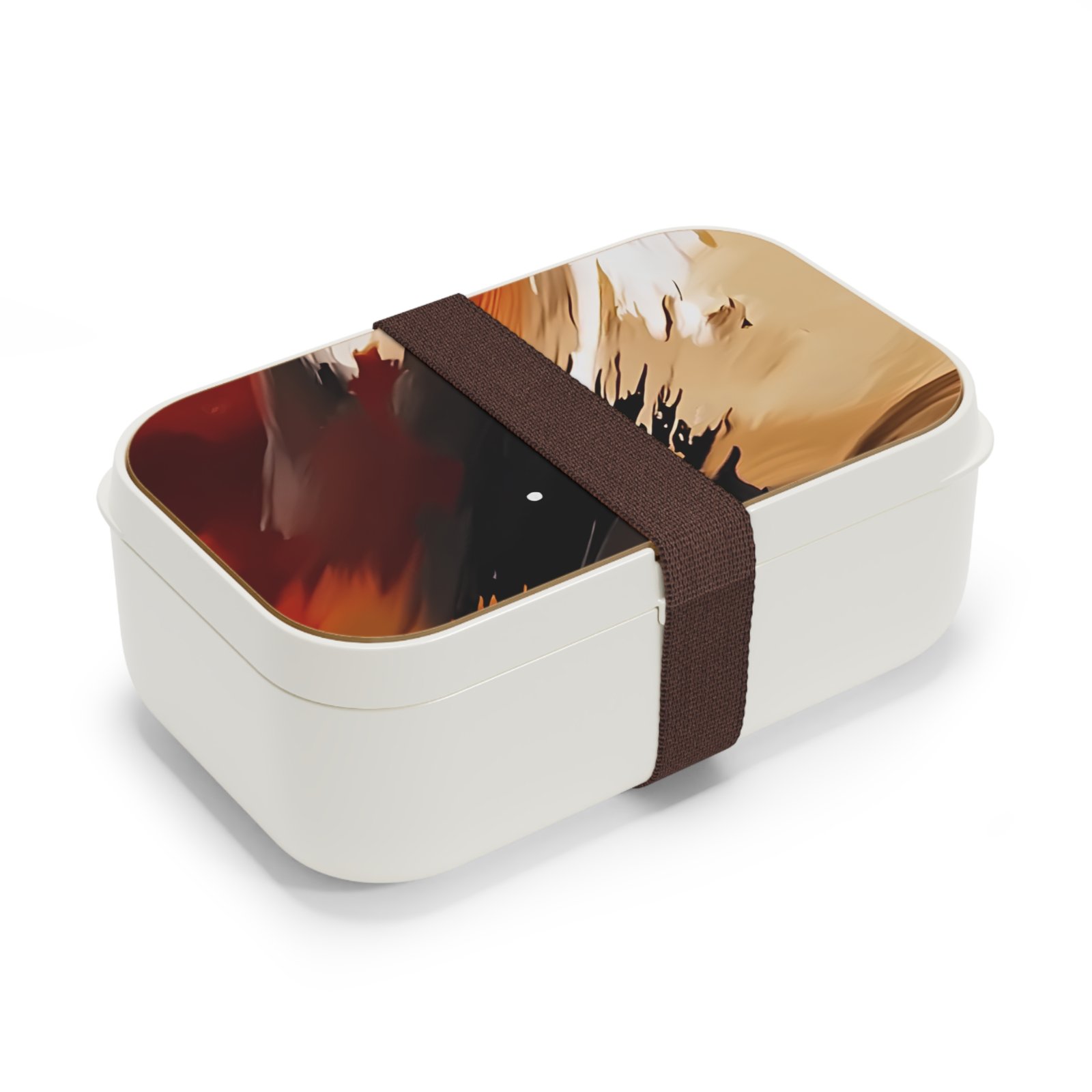 Artistic Bento Lunch Box, Stylish Meal Prep Container, Eco-Friendly Lunch Storage, Ideal for School, Work, Picnics, Gift for Foodies - Image 2