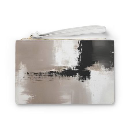 Chic Abstract Clutch Bag, Modern Purse, Stylish Handbag, Elegant Makeup Bag, Fashion Accessory for Parties, Gifts
