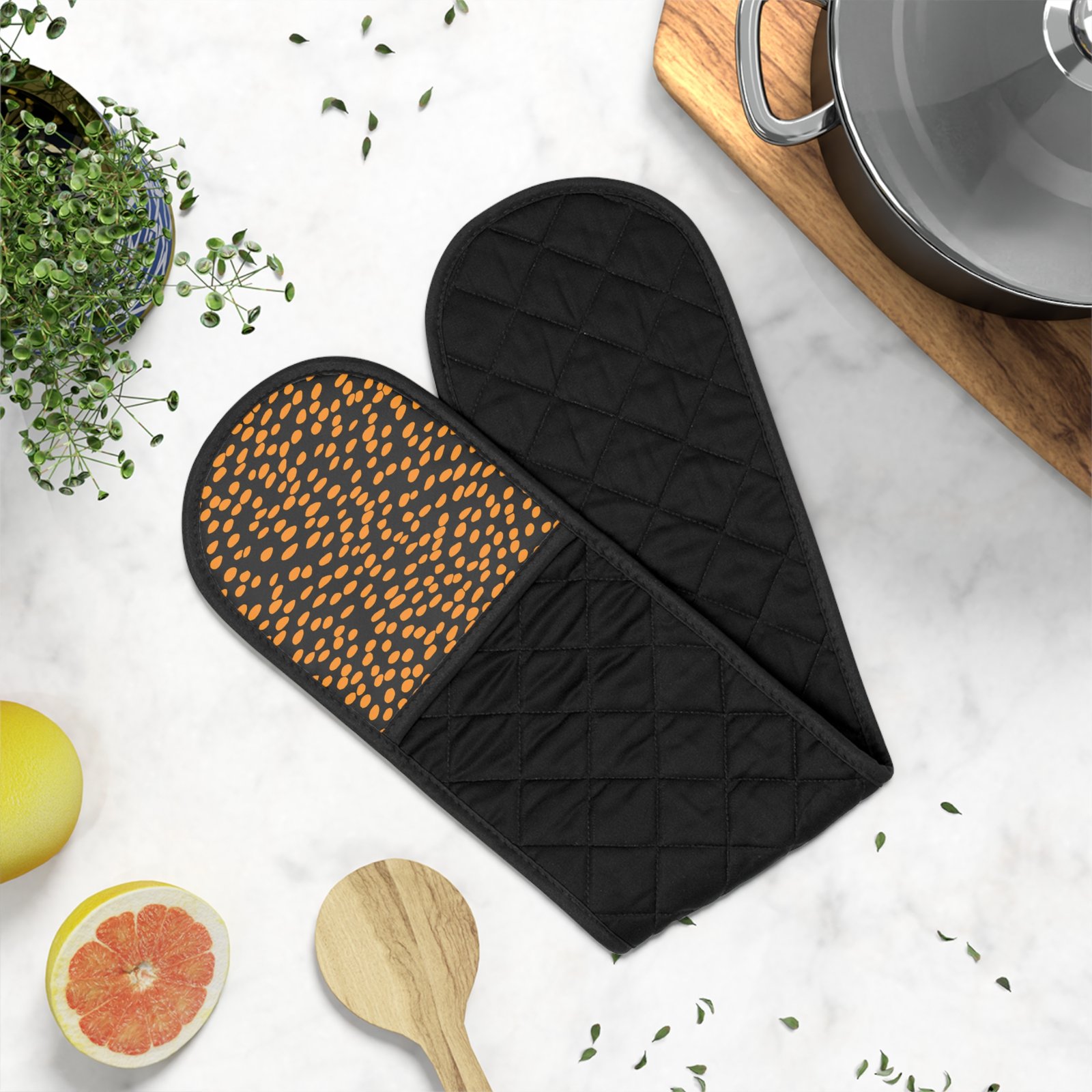 Stylish Oven Mitts for Cooking Enthusiasts, Unique Kitchen Gifts, Baking Accessories, Modern Home Decor - Image 2