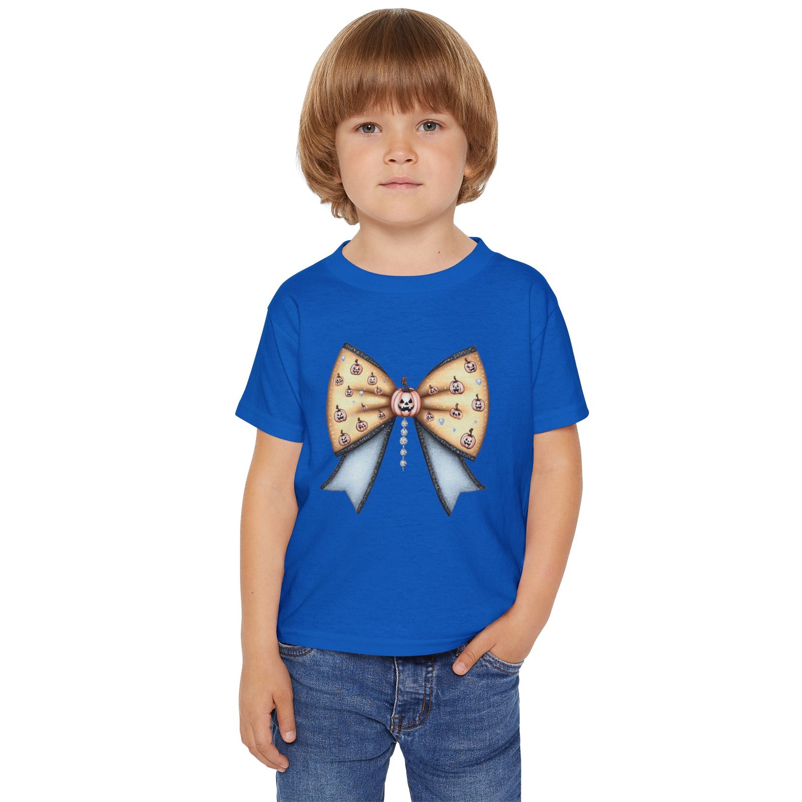 Adorable Toddler T-Shirt with Bow Design, Cute Kids Apparel, Birthday Gift, Nursery Decor, Everyday Wear - Image 4