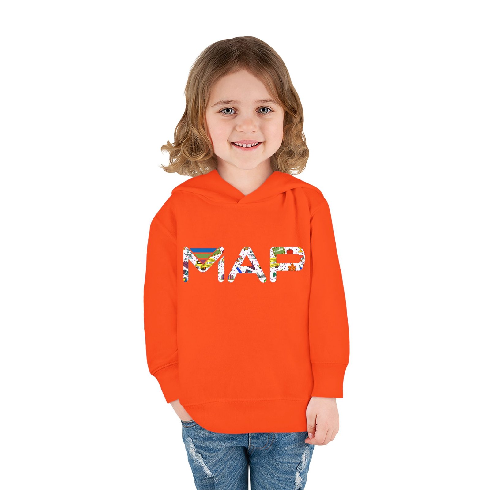 Mad Toddler Hoodie, Cozy Kids Pullover, Fleece Jacket for Playful Days, Gift for Birthdays, Cute Toddler Outfit, Everyday Wear - Image 2