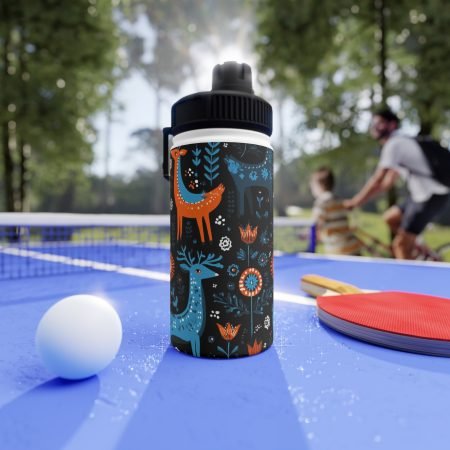 Colorful Nature-Inspired Stainless Steel Water Bottle | Outdoor Adventure, Eco-Friendly Hydration, Sports Bottle, Gift for Nature [...]